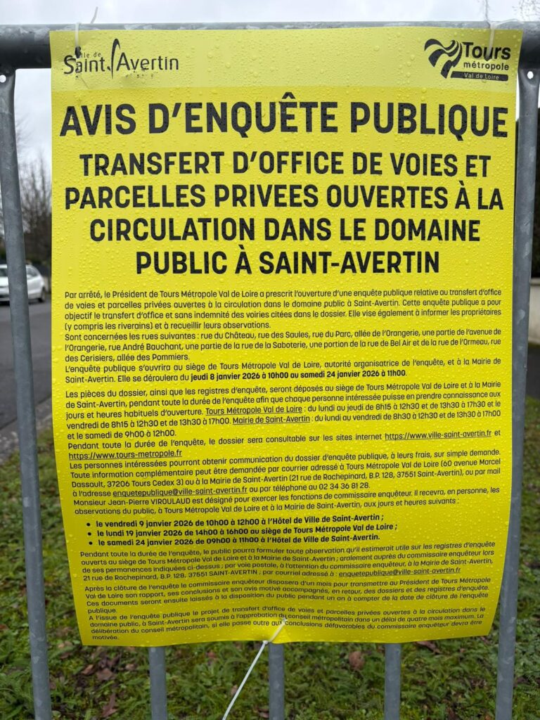 [TaRadio] Enquête publique : Votre rue va-t-elle devenir publique ?